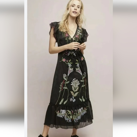 Beaded and Embroidered Not So Serious Dress from Anthropologie - Picture 16 of 16